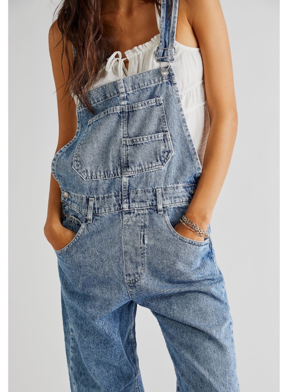 Free People We The Free Ziggy Denim Overalls
